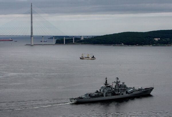 Ejercicios militares ruso-chinos Cooperación Naval 2015 - Sputnik Mundo