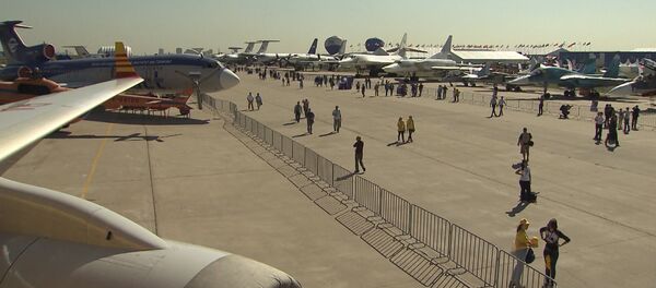 La inauguración del salón aeroespacial MAKS-2015 - Sputnik Mundo