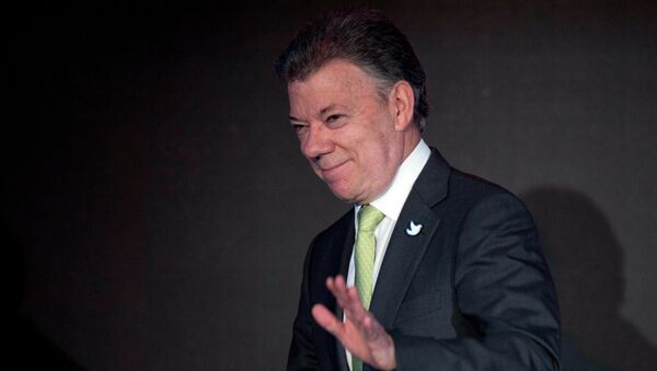 Juan Manuel Santos, presidente de Colombia - Sputnik Mundo