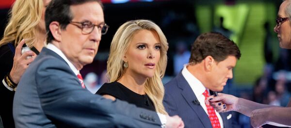Megyn Kelly durante el debate presidencial del 6 de agosto - Sputnik Mundo