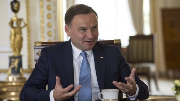 Andrzej Duda, presidente de Polonia Andrzej Duda, presidente de Polonia - Sputnik Mundo