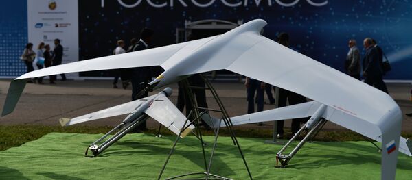 Drones Zala 421-04M y Zala 421-16E5 en la exposición MAKS 2015 - Sputnik Mundo