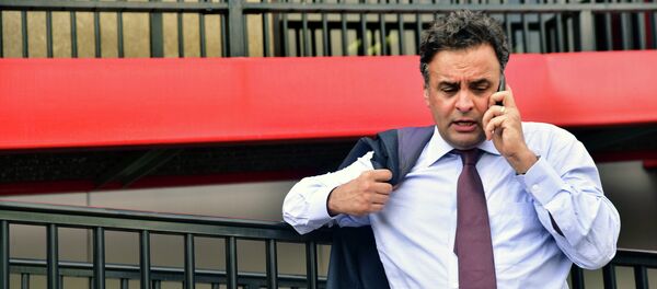Aécio Neves, líder de la oposición de Brasil - Sputnik Mundo