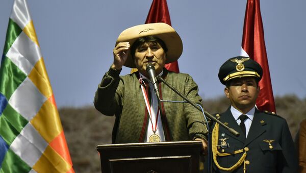 Evo Morales, presidente de Bolivia - Sputnik Mundo