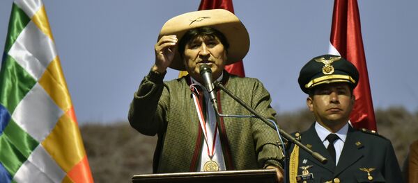 Evo Morales, presidente de Bolivia - Sputnik Mundo
