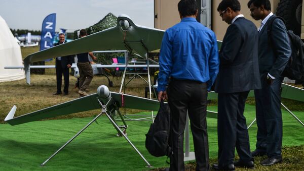 Dron Zala 421-16E5 en Salón Aeroespacial MAKS 2015 - Sputnik Mundo