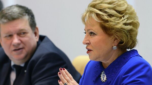 Valentina Matvienko, presidenta del Senado de Rusia - Sputnik Mundo