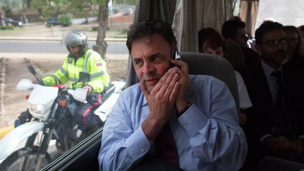 Aécio Neves, posible candidato del Partido de la Social Democracia Brasileña - Sputnik Mundo