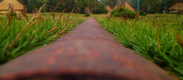 Gasoducto antiguo en la provincia de Orellana, Ecuador Gasoducto antiguo en la provincia de Orellana, Ecuador - Sputnik Mundo