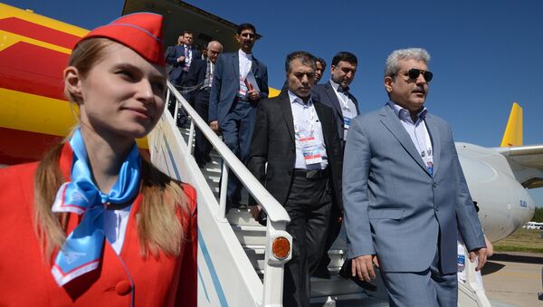 Vicepresidente de Irán, Sorena Sattari, durante su visita al Salón Aeroespacial Internacional MAKS-2015 - Sputnik Mundo