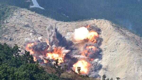 Maniobras conjuntas de Corea del Sur y EEUU (Archivo) - Sputnik Mundo