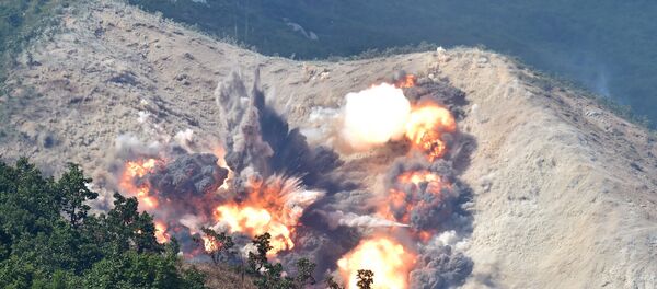 Maniobras en Corea del Sur (archivo) - Sputnik Mundo