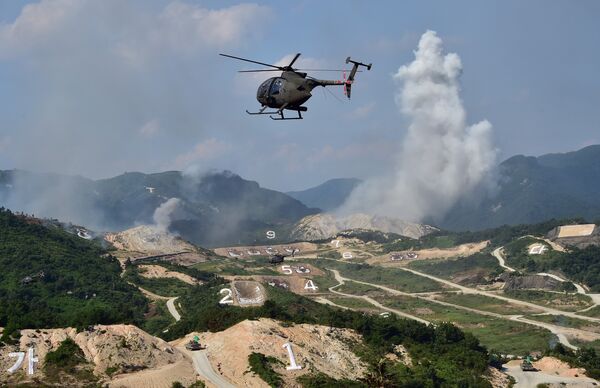 Maniobras militares de Corea del Sur y EEUU junto a la frontera de Corea del Norte - Sputnik Mundo