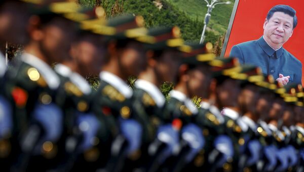 El ensayo del desfile del 70 aniversario de la Victoria en la Segunda Guerra Mundial en China - Sputnik Mundo