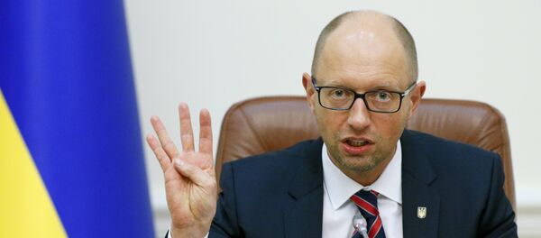 Arseni Yatseniuk, primer ministro de Ucrania Arseni Yatseniuk, primer ministro de Ucrania - Sputnik Mundo