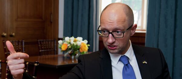Arseni Yatseniuk, primer ministro de Ucrania - Sputnik Mundo