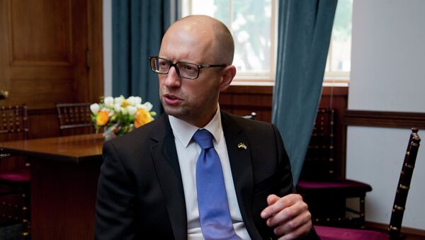 Arseni Yatseniuk, primer ministro de Ucrania - Sputnik Mundo