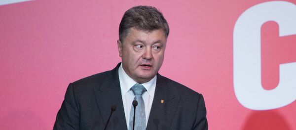 Petró Poroshenko, presidente de Ucrania Petró Poroshenko, presidente de Ucrania - Sputnik Mundo