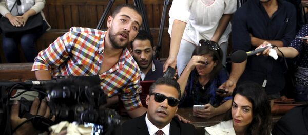 Mohamed Fahmy y Baher Mohamed, periodistas de Al Jazeera - Sputnik Mundo