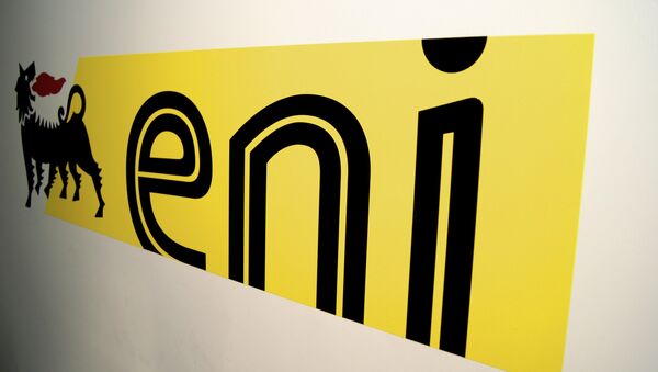 Logo de la compañía ENI - Sputnik Mundo