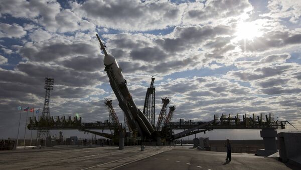 Soyuz TMA-18M en el cosmódromo de Baikonur - Sputnik Mundo