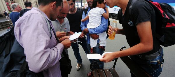 Migrantes en Hungría - Sputnik Mundo