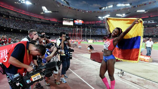 Caterine Ibargüen, atleta colombiana - Sputnik Mundo