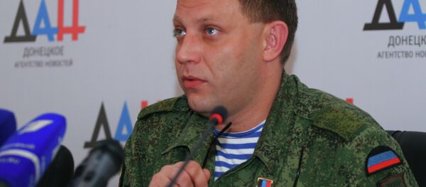 Alexandr Zajárchenko, el líder de la autoproclamada República Popular de Donetsk - Sputnik Mundo