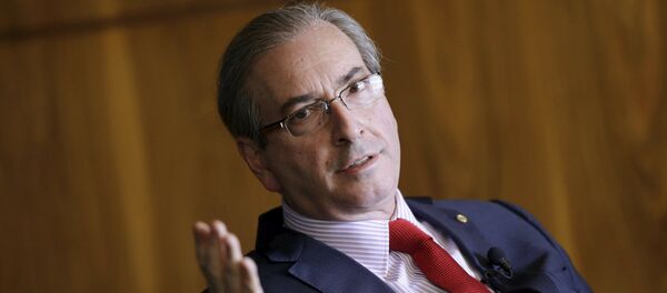 Eduardo Cunha, presidente apartado de la Cámara de Diputados de Brasil Eduardo Cunha, presidente apartado de la Cámara de Diputados de Brasil - Sputnik Mundo