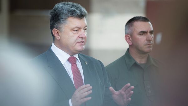 Petró Poroshenko, presidente de Ucrania Petró Poroshenko, presidente de Ucrania - Sputnik Mundo