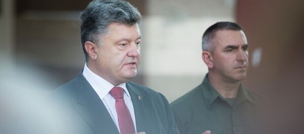Petró Poroshenko, presidente de Ucrania Petró Poroshenko, presidente de Ucrania - Sputnik Mundo