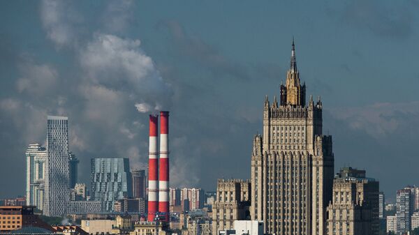 El edificio del Ministerio de Asuntos Exteriores ruso en Moscú, Rusia - Sputnik Mundo