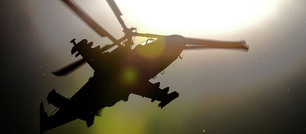 Helicóptero de combate Ka-52K durante el salón MAKS-2015 - Sputnik Mundo
