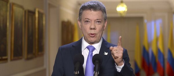 Juan Manuel Santos, presidente de Colombia - Sputnik Mundo