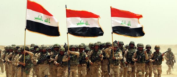 Ejército iraquí durante ejercicios militares - Sputnik Mundo