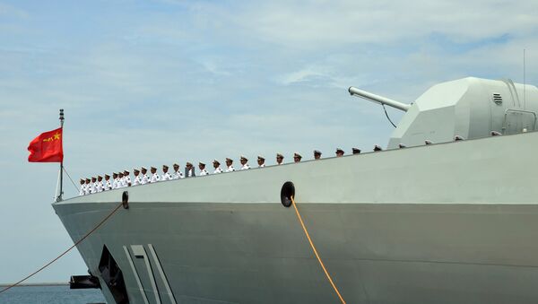 Haikou, destructor portamisiles de la Marina China - Sputnik Mundo