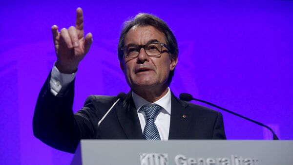 Artur Mas, presidente de Cataluña - Sputnik Mundo