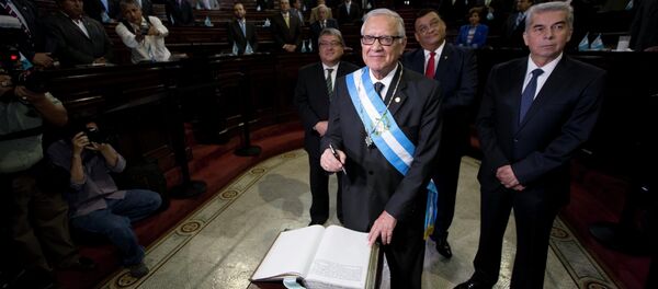 El nuevo presidente de Guatemala, Alejandro Maldonado - Sputnik Mundo