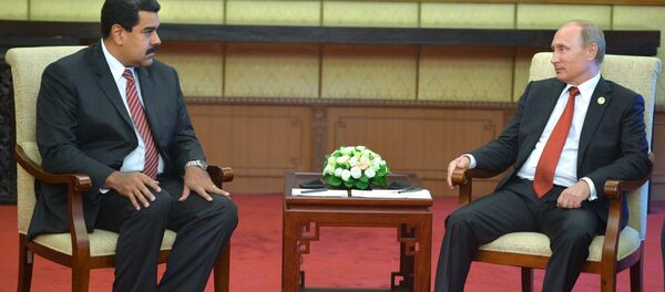 Nicolás Maduro y Vladímir Putin - Sputnik Mundo