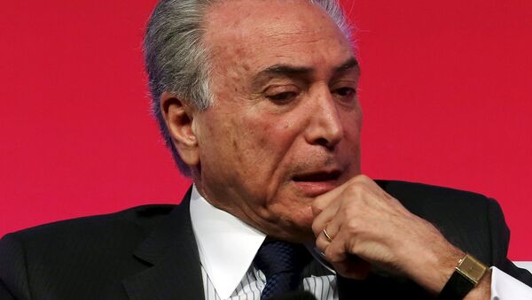 Michel Temer, vicepresidente brasileño - Sputnik Mundo