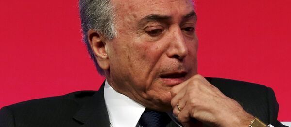 Michel Temer, presidente de Brasil - Sputnik Mundo