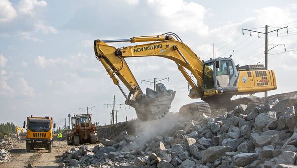 Trabajos de modernización de las vías ferroviarias Baikal-Amur (BAM) - Sputnik Mundo