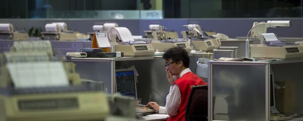 Bolsa de Hong-Kong, China - Sputnik Mundo