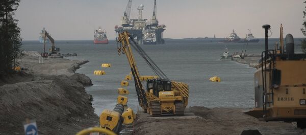 Construcción de sección de gasoducto Nord Stream en mar Báltico - Sputnik Mundo