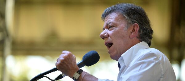 Juan Manuel Santos, presidente de Colombia - Sputnik Mundo