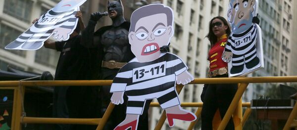 Protesta en Brasil - Sputnik Mundo