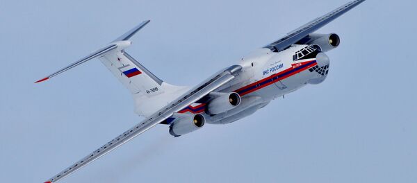 Avión Il-76 del Ministerio de Emergencias de Rusia - Sputnik Mundo