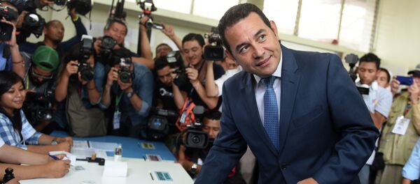 Jimmy Morales, candidato por el Frente de Convergencia Nacional a la presidencia de Guatemala - Sputnik Mundo