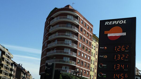 Logo de Repsol en Oviedo - Sputnik Mundo