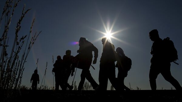 Migrantes en Hungría - Sputnik Mundo